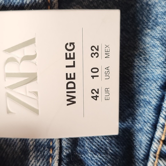 NWT Zara ripped wide legs jeans 👖 - Picture 16 of 17